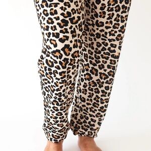 Leopard Print Jogger Pants